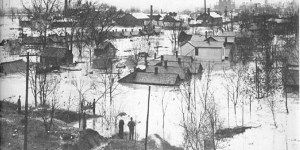 1913 Great Flood - Dayton neighborhood submerged